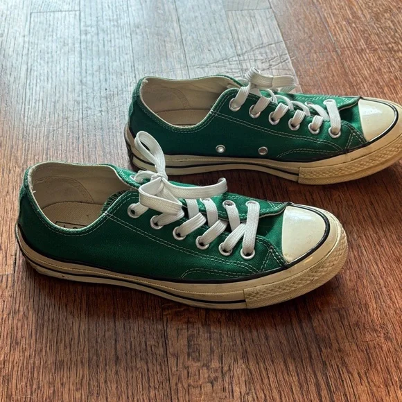 Converse Green Athletic Shoes - Picture 4 of 6